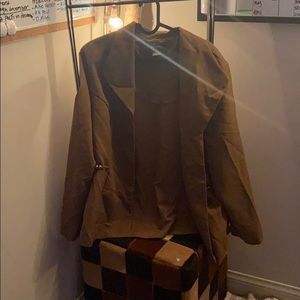 Brown blazer